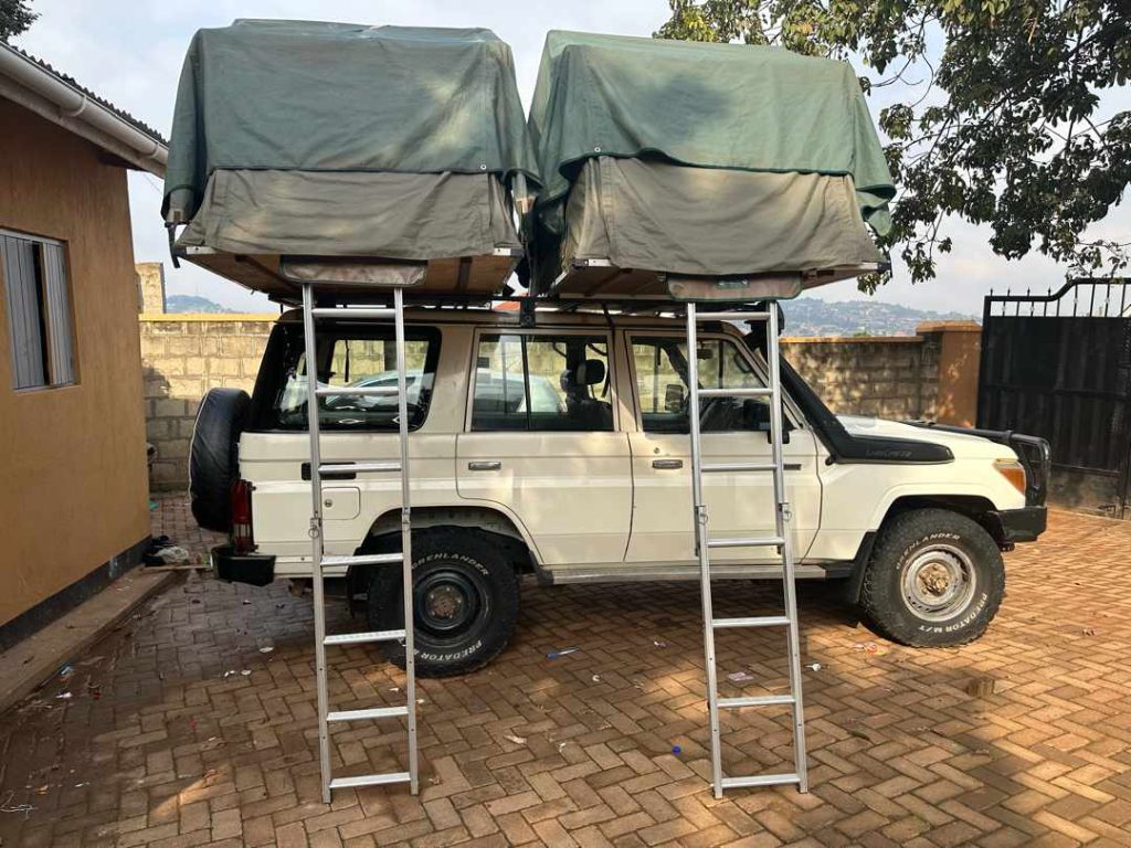 Land Cruiser LX with 2 Rooftop Tents