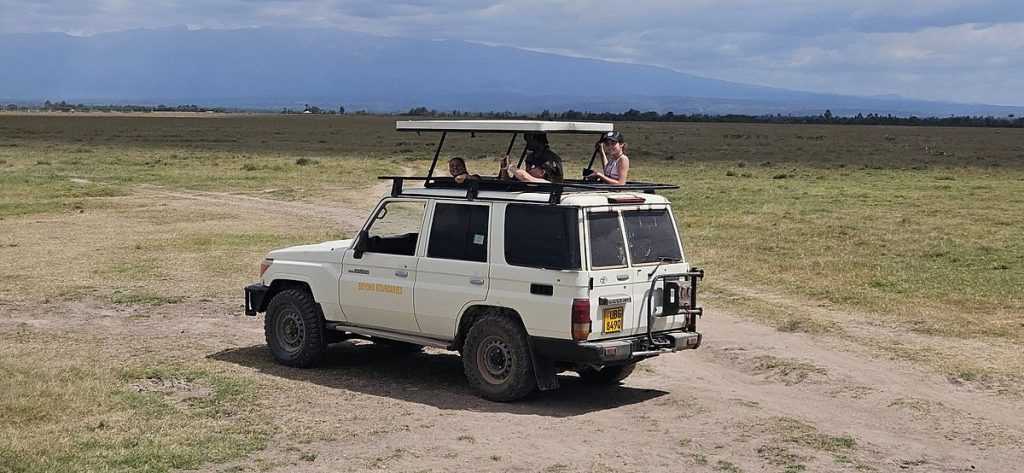 Driving to Serengeti National Park